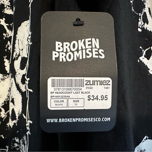 Men’s Broken Promises long sleeve XL - Picture 3 of 4